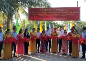 KHÁNH THÀNH CẦU NĂM KHAI TỈNH BẾN TRE KINH PHÍ XÂY DỰNG HƠN 1 TỶ ĐỒNG