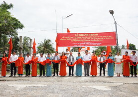 LỄ KHÁNH THÀNH CẦU THÀNH CÔNG TỈNH CÀ MAU KINH PHÍ XÂY DỰNG GẦN 1 TỶ ĐỒNG