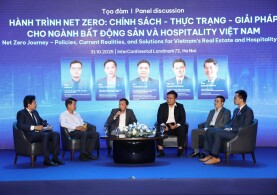 HOẠT ĐỘNG DOANH NGHIỆP HỘI VIÊN: HỘI THẢO “GREEN LEADERSHIP - NET ZERO FUTURE” THÚC ĐẨY CHUYỂN ĐỔI XANH & NET ZERO TRONG NGÀNH BẤT ĐỘNG SẢN - DU LỊCH - KHÁCH SẠN VIỆT NAM