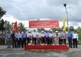 LỄ KHỞI CÔNG CẦU TỪ THIỆN TẠI TỈNH CÀ MAU KINH PHÍ GẦN 800 TRIỆU ĐỒNG.