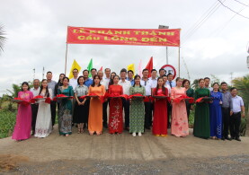 CHƯƠNG TRÌNH " LỄ KHÁNH THÀNH CẦU LỒNG ĐÈN & KHỞI CÔNG CẦU BÀ BIÊN" TẠI TỈNH LONG AN KINH PHÍ LÊN ĐẾN 1 TỶ ĐỒNG