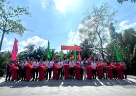 KHÁNH THÀNH CẦU CỒN TIÊN TỈNH VĨNH LONG - KINH PHÍ XÂY DỰNG GẦN 2,5 TỶ ĐỒNG