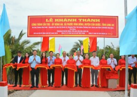 CHƯƠNG TRÌNH "LỄ KHÁNH THÀNH CẦU TRE " TẠI XÃ PHƯỚC VĨNH ĐÔNG HUYỆN CẦN GIUỘC TỈNH LONG AN KINH PHÍ TRÊN 1 TỶ 300 TRIỆU ĐỒNG