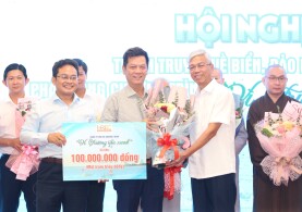 CÂU LẠC BỘ BẤT ĐỘNG SẢN TP.HCM TÀI TRỢ 100 TRIỆU ĐỒNG CHO QUỸ “VÌ BIỂN ĐẢO QUÊ HƯƠNG - VÌ TUYẾN ĐẦU TỔ QUỐC”