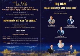 CHƯƠNG TRÌNH TỌA ĐÀM DOANH NHÂN VIỆT NAM "GO GLOBAL"