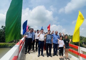 KHÁNH THÀNH & KHỞI CÔNG 2 CÂY CẦU DÂN SINH TẠI TỈNH VĨNH LONG KINH PHÍ XÂY DỰNG HƠN 3 TỶ ĐỒNG