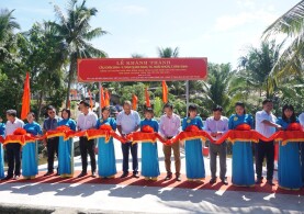 KHÁNH THÀNH CẦU ĐỖ XUÂN TẠI TỈNH BÌNH ĐỊNH KINH PHÍ XÂY DỰNG GẦN 1 TỶ ĐỒNG