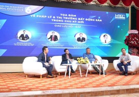 HREC TỔ CHỨC TỌA ĐÀM PHÁP LÝ & THỊ TRƯỜNG BẤT ĐỘNG SẢN TRONG CHU KÌ MỚI