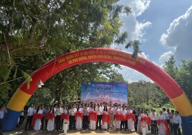 KHÁNH THÀNH CẦU SUỐI DÊN TỈNH BÌNH PHƯỚC KINH PHÍ XÂY DỰNG GẦN 2 TỶ ĐỒNG