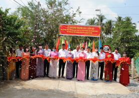 KHÁNH THÀNH CẦU LIÊN XÃ KẾT NỐI NHỊP CẦU CHO XỨ SỞ CỦA NHỮNG ĐẢO DỪA