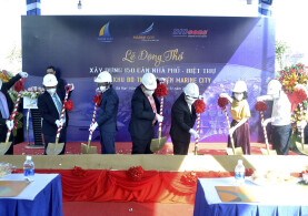 LỄ ĐỘNG THỔ "XÂY DỰNG 150 CĂN NHÀ PHỐ - BIỆT THỰ CỦA DỰ ÁN KHU ĐÔ THỊ PHỐ BIỂN MARINE CITY - VŨNG TÀU
