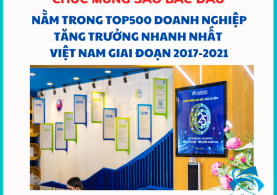 SAO BẮC ĐẨU NẰM TRONG TOP500 DOANH NGHIỆP TĂNG TRƯỞNG NHANH NHẤT VIỆT NAM GIAI ĐOẠN 2017 – 2021